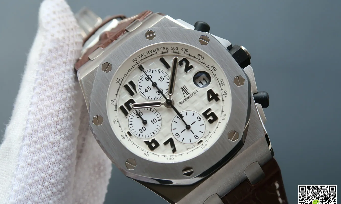 Audemars Piguet Royal Oak Offshore 26170ST.OO.D091CR.01 JF Factory 1:1 Best Edition Replica Watch White Dial